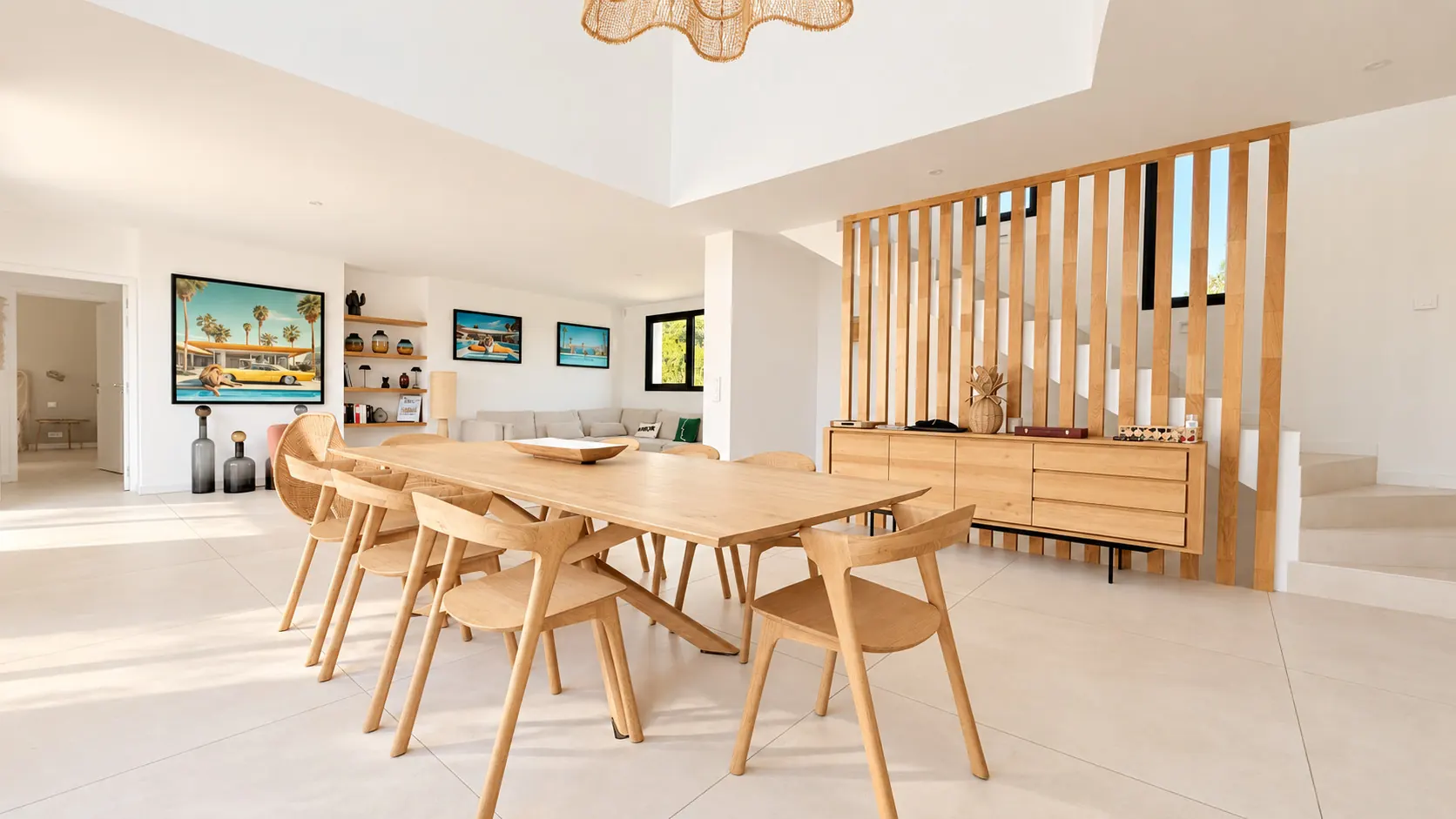 Salle à manger pour douze convives