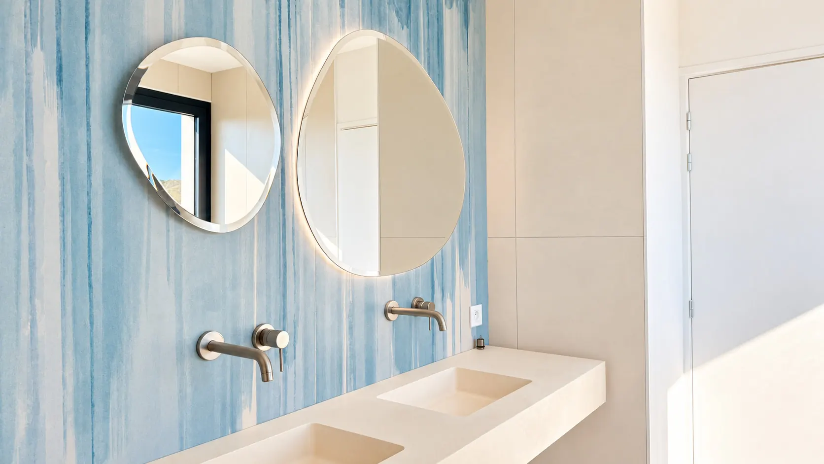 Miroirs et double vasque